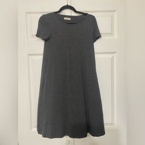 Madewell Swing A-Line Gray Short Sleeve Dress size XS